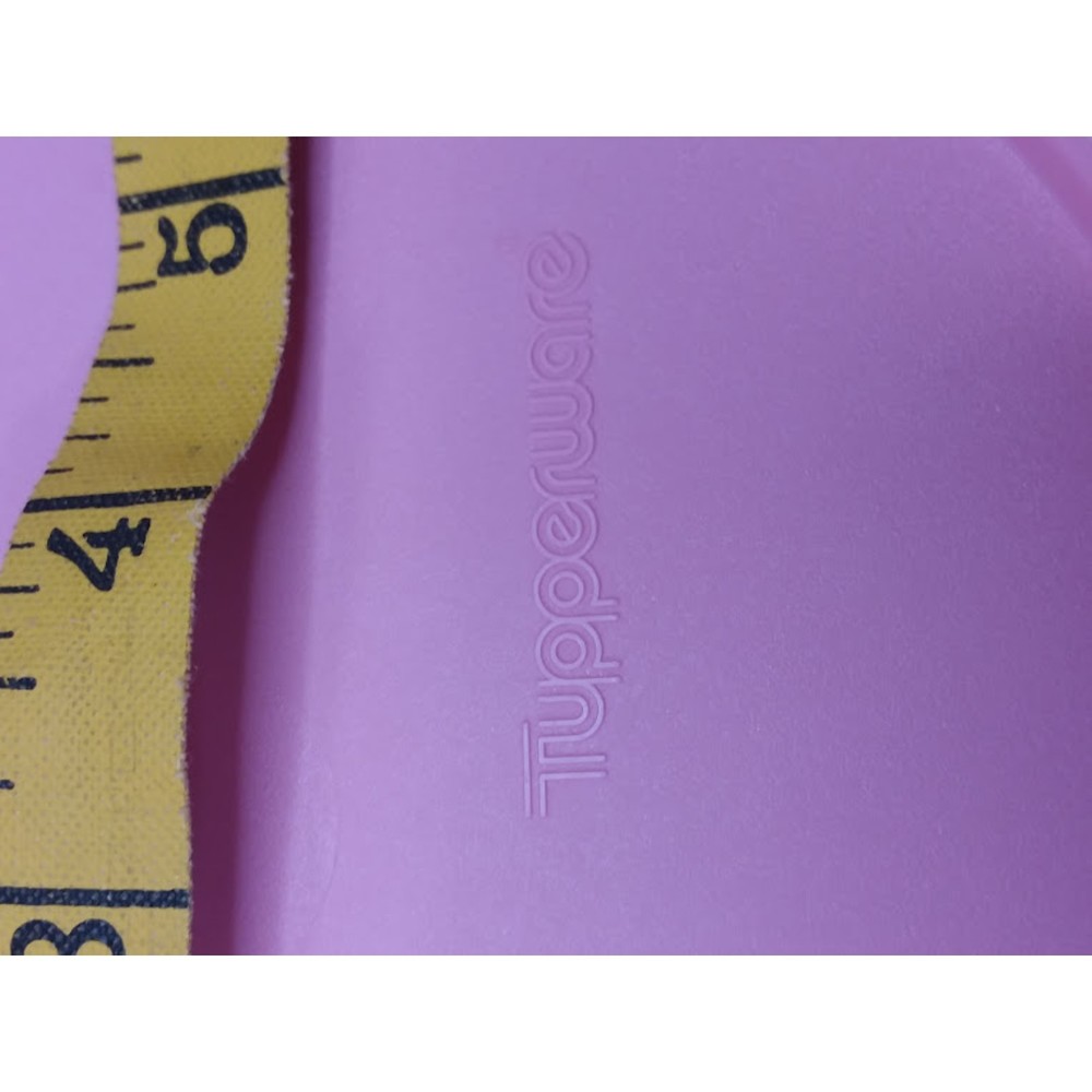 Tupperware Butterfly C Tab Replacement Lid Pink Vintage 6" Round 2541D-2 - Picture 3 of 6